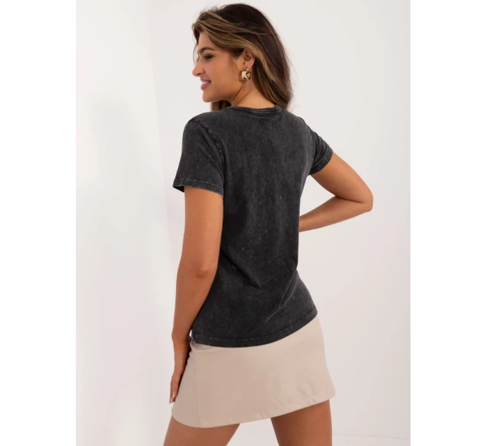 Blúzka D12048M02556E tmavosivá