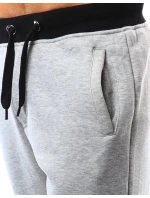 Pánské šedé teplákové kalhoty model 21962289 - Dstreet