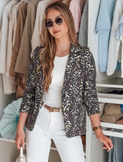 Dámska bunda do pása MARABELL navy blue FashionStreet PY0126