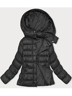 Černá prošívaná dámská zimní bunda model 21245947 - W COLLECTION