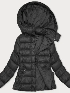 Černá prošívaná dámská zimní bunda model 21245947 - W COLLECTION