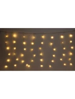VIANOČNÉ STROMČEKY VONKAJŠIE/VNÚTORNÉ SVETELNÉ ZÁVESY 120 LED 300X60CM S DIAĽKOVÝM OVLÁDANÍM TEPLÁ BIELA
