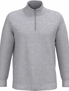 K Mikina s 1/4 zipem 20.K oxford grey model 22435243 - Kariban