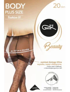 Gatta Body Plus Size 01 farba:nero