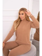 Dvoudílný model 18748187 set alpaka velbloudí - K-Fashion Dvoudílný model 18748187 set alpaka velbloudí - K-Fashion