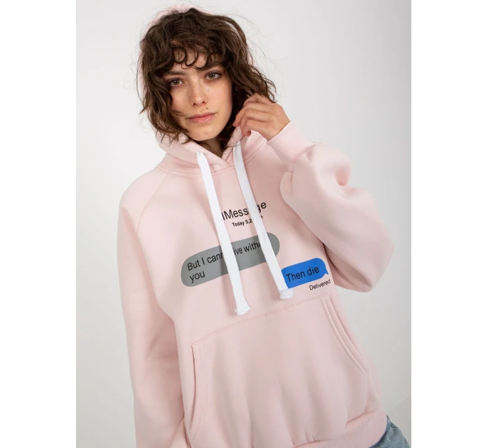 Mikina EM BL 718.39P svetlo ružová