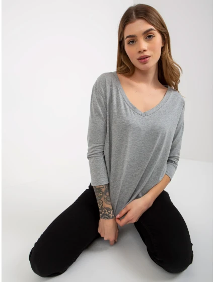 Blúzka EM BZ ES 21 609.10x šedá Blúzka EM BZ ES 21 609.10x šedá