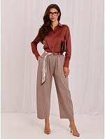Spodnie IT SP model 22251348 ciemny bezowy - FPrice