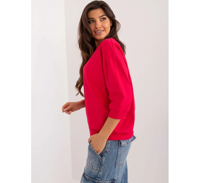 Bluzka RV BZ model 20180362 czerwony - FPrice Bluzka RV BZ model 20180362 czerwony - FPrice