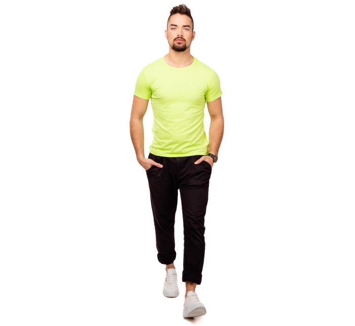 Pánske tričko GLANO - žiarivo zelené