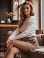 Dámský svetr jedné velikosti s  bílý Dstreet model 21986133 - FashionStreet