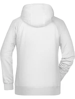 Dámská raglánová mikina s kapucí 02. white model 22430544 - Daiber