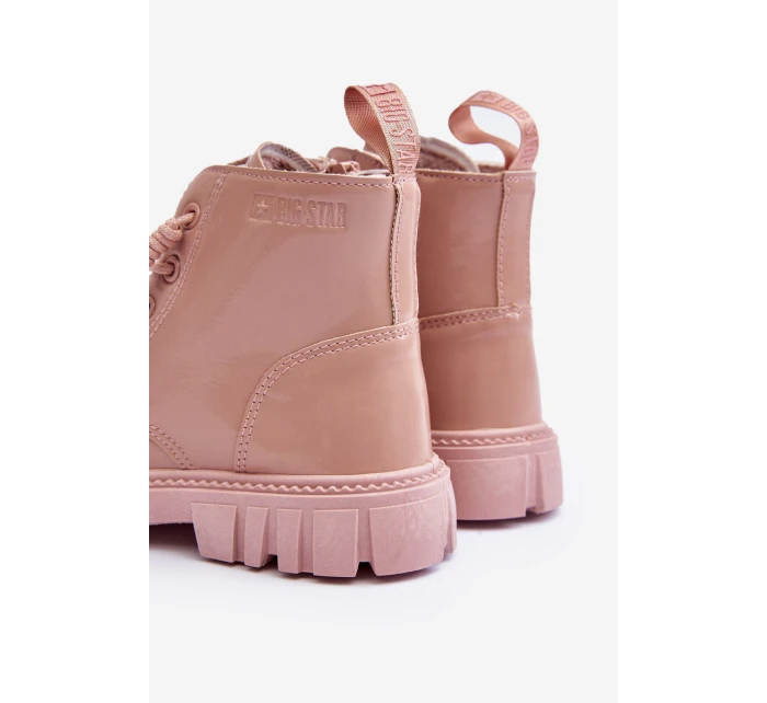 Dětské Botky Big Star Růžové model 21634299 - Big Star Shoes Dětské Botky Big Star Růžové model 21634299 - Big Star Shoes