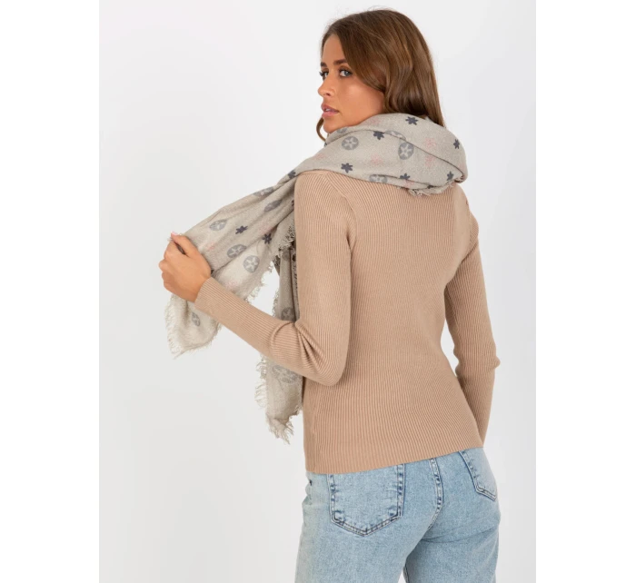 Dámský šátek AT CH  Šedá vzor  model 21734775 - FPrice