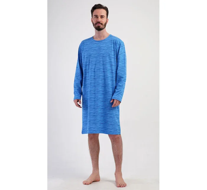 Pánská noční košile s dlouhým rukávem model 20851311 - Vienetta MAN