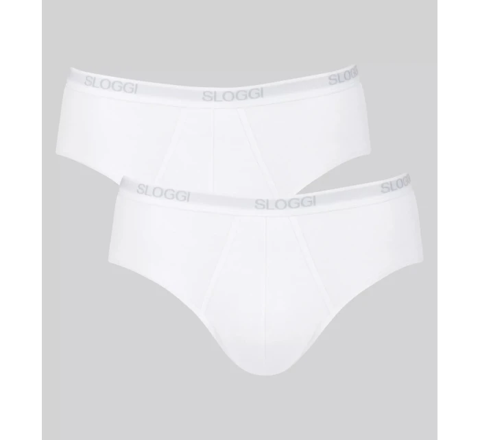 sloggi men Basic Midi 2P - WHITE - SLOGGI WHITE - SLOGGI