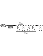 GIRLANDA OGRODOWA LIGHT  BIAŁY model 21831189