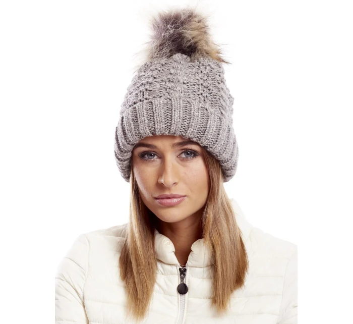 Dámska čiapka AT CZ 1716501 36 svetlo hnedá