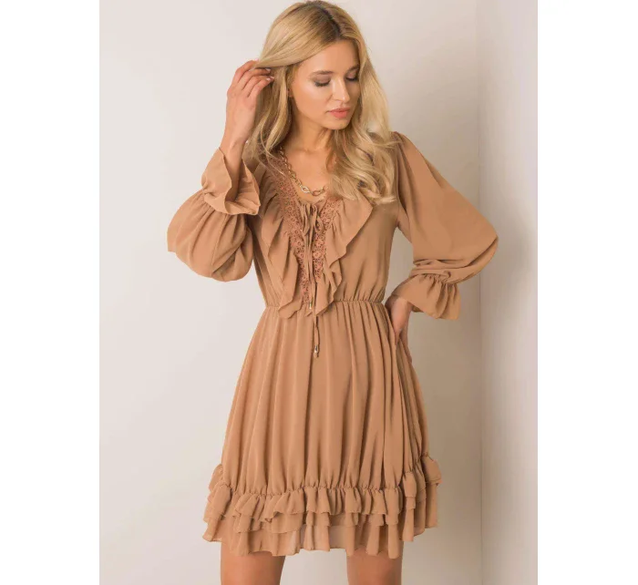 Šaty TW SK BI model 14836124 velbloudů - FPrice Šaty TW SK BI model 14836124 velbloudů - FPrice