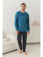 3672 Pánske dlhé pyžamo RAFAEL S–2XL