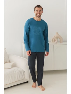 3672 Pánske dlhé pyžamo RAFAEL S–2XL
