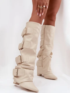 Topánky na podpätku model 217202 Krok vo veľkom štýle