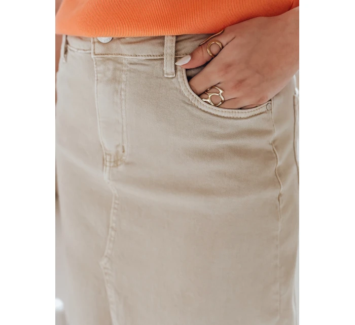 Džínová maxi sukně ME MAXI béžová Dstreet model 21985322 - FashionStreet