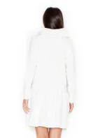 Dámske šaty K260 ecru - KATRUS