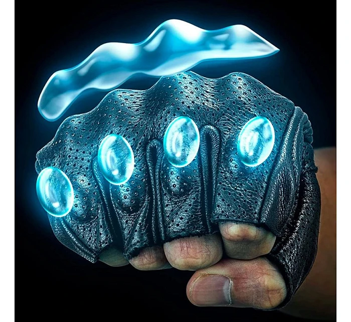 Rukavice na Rockbros XL kožené černé model 22083483 - Hikvision