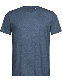 Unisex tričko Stedman Lux T 05.7000 tmavá džínsovina s melírovaným efektom