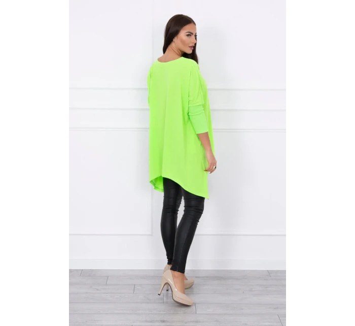 Oversize blúzka neónovo zelená Oversize blúzka neónovo zelená