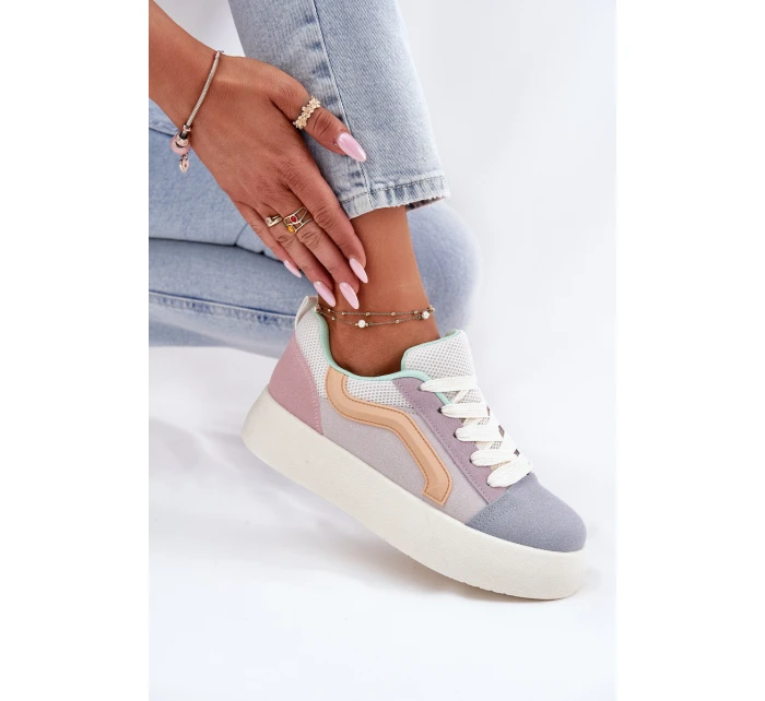 Dámské Tenisky Na Platformě Multikolor model 21694927 - Boto