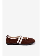 Športové baleríny s elastickými remienkami Chocolate Donatella