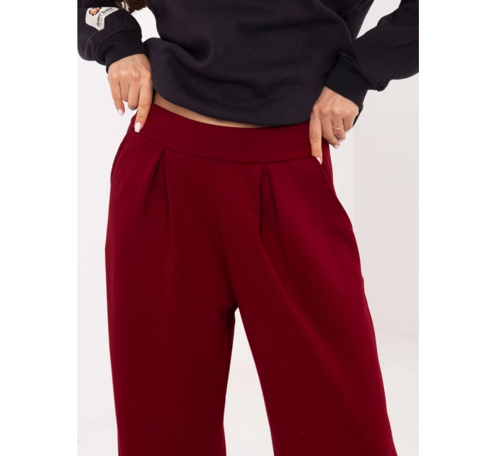 Spodnie dresowe RV DR model 21378810 bordowy - FPrice