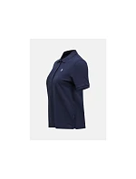 Dámské tričko PEAK PERFORMANCE W Classic Cotton Polo, barva tmavě modrá Dámské tričko PEAK PERFORMANCE W Classic Cotton Polo, barva tmavě modrá