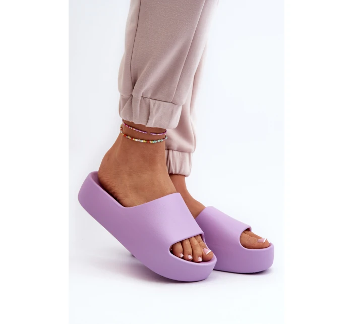 Dámské žabky na tlusté podrážce béžové model 21659145 - Boto Dámské žabky na tlusté podrážce béžové model 21659145 - Boto