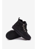 Trekové Boty Dětské Zateplené Big Star model 21706373 Černé - Big Star Shoes