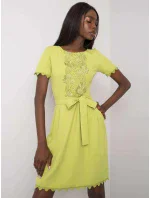 Dámske šaty LK SK 506321.44 svetlo zelená - FPrice Dámske šaty LK SK 506321.44 svetlo zelená - FPrice