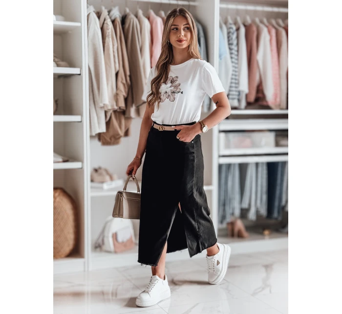 Midi džínová sukně s rozparkem modrá Dstreet model 21985858 - FashionStreet