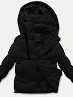 Dámska hrubá štruktúrovaná zimná bunda J Style Black (5M3251-392)