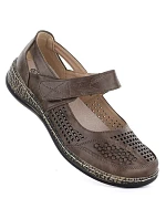 Dámske ažurové topánky na suchý zips fango Unisoft 7026 Dámske ažurové topánky na suchý zips fango Unisoft 7026