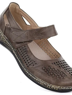 Dámská prolamovaná obuv na suchý zip fango model 22097141 - Unisoft