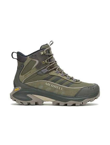 Vysoké turistické topánky Merrell Moab Speed 2 Thermo Mid WP – triple black