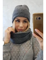 Dámská souprava s mohérem Pearl model 22103997 graphite - K-Fashion