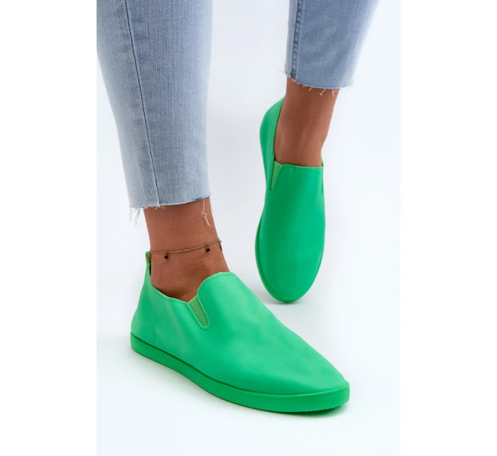 Dámské tenisky SlipOn Zelené model 21658963 - Boto Dámské tenisky SlipOn Zelené model 21658963 - Boto