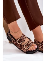 Dámské Sandály S Přezkami V Hnědé model 21687454 - Boto