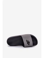 Klapki Męskie 4F 4FRMM00FSLIM011-25S Szare