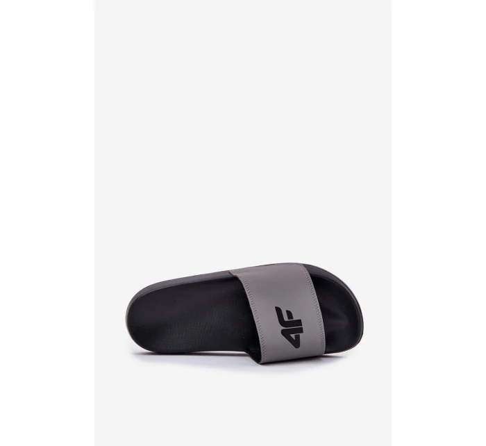 Klapki Męskie 4F 4FRMM00FSLIM011-25S Szare