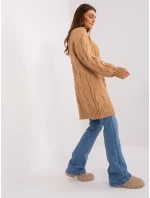 Sweter AT SW  camelowy model 18884816 - FPrice