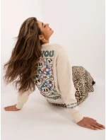 Blúzka D10600T02568E svetlo béžová